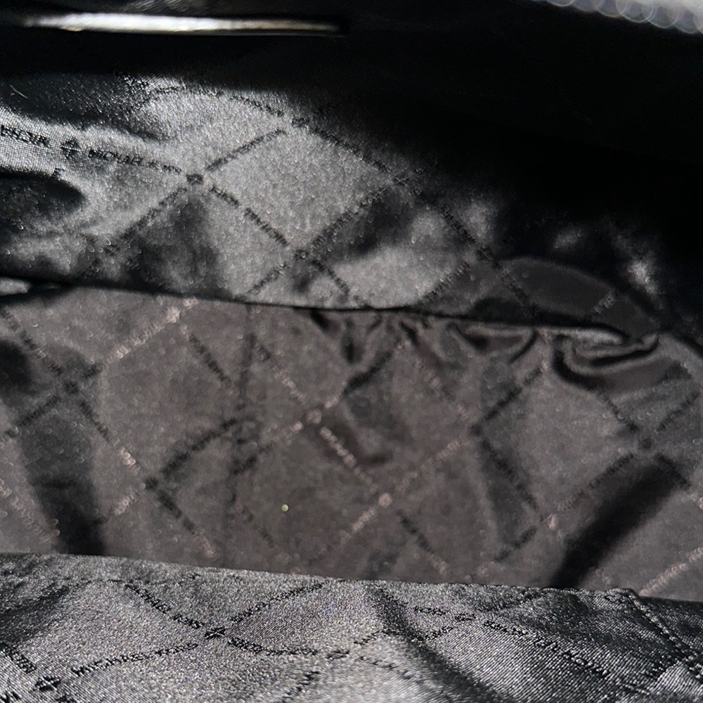 MICHAEL KORS BROOKE LARGE HOBO SHLDR LEATHER BLACK COLOR AND - Picture 11 of 16